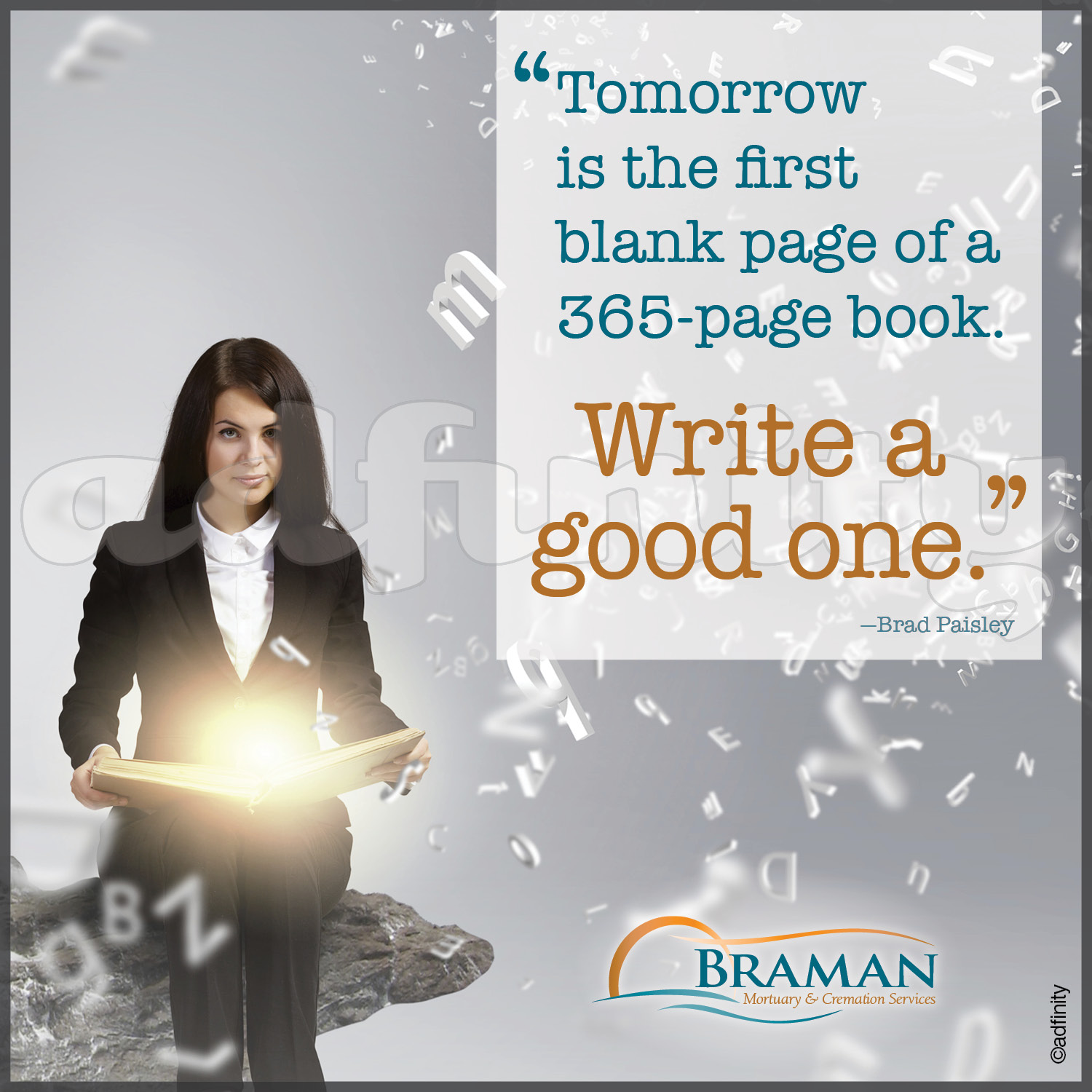 Today is the first blank page of a 365 page book. Write a good one.
